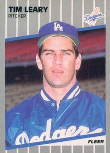 #65 Tim Leary - Los Angeles Dodgers - 1989 Fleer Baseball