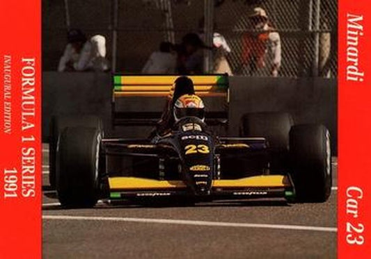 #65 Pierluigi Martini - Minardi - 1991 Carms Formula 1 Racing