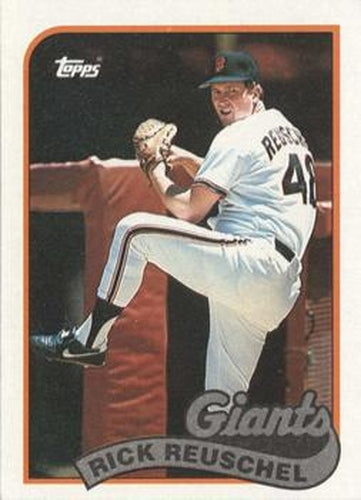 #65 Rick Reuschel - San Francisco Giants - 1989 Topps Baseball