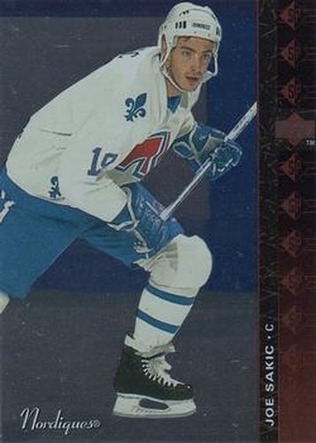 #SP-65 Joe Sakic - Quebec Nordiques - 1994-95 Upper Deck Hockey - SP