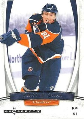 #65 Miroslav Satan - New York Islanders - 2007-08 Fleer Hot Prospects Hockey