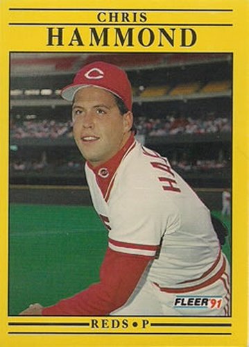 #65 Chris Hammond - Cincinnati Reds - 1991 Fleer Baseball