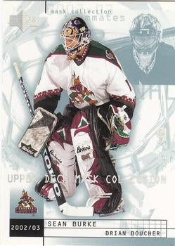 #65 Sean Burke / Brian Boucher - Phoenix Coyotes - 2002-03 Upper Deck Mask Collection Hockey