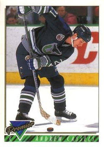 #65 Andrew Cassels - Hartford Whalers - 1993-94 O-Pee-Chee Premier Hockey