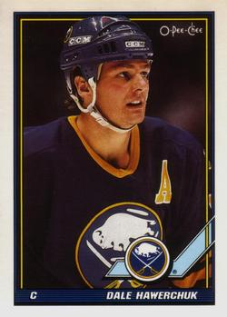 #65 Dale Hawerchuk - Buffalo Sabres - 1991-92 O-Pee-Chee Hockey