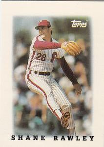 #65 Shane Rawley - Philadelphia Phillies - 1988 Topps Major League Leaders Minis Baseball