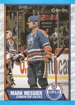 #65 Mark Messier - Edmonton Oilers - 1989-90 O-Pee-Chee Hockey