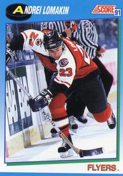 #660 Andrei Lomakin - Philadelphia Flyers - 1991-92 Score Canadian Hockey
