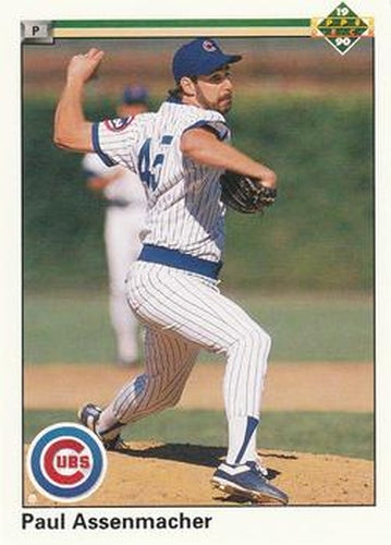 #660 Paul Assenmacher - Chicago Cubs - 1990 Upper Deck Baseball