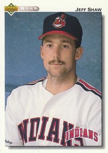 #660 Jeff Shaw - Cleveland Indians - 1992 Upper Deck Baseball