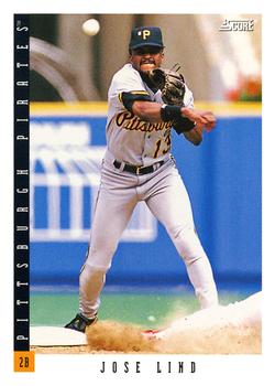 #660 Jose Lind - Pittsburgh Pirates - 1993 Score Baseball