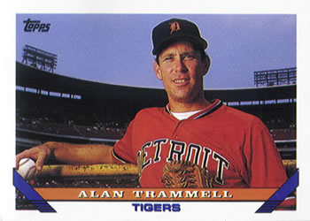 #660 Alan Trammell - Detroit Tigers - 1993 Topps Baseball