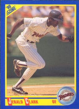 #660 Jerald Clark - San Diego Padres - 1990 Score Baseball