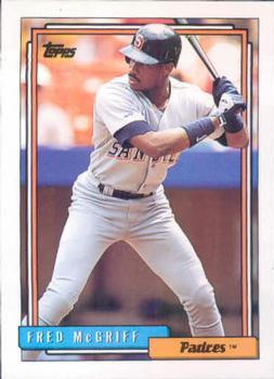 #660 Fred McGriff - San Diego Padres - 1992 Topps Baseball