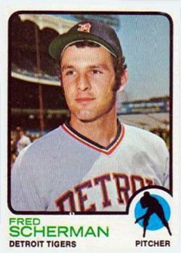 #660 Fred Scherman - Detroit Tigers - 1973 Topps Baseball