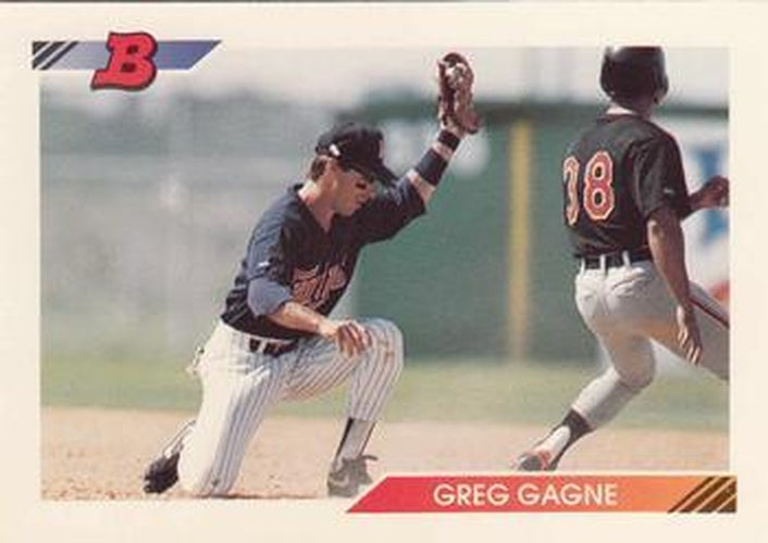 #660 Greg Gagne - Minnesota Twins - 1992 Bowman Baseball