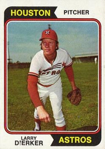 #660 Larry Dierker - Houston Astros - 1974 Topps Baseball