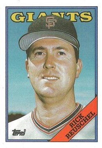 #660 Rick Reuschel - San Francisco Giants - 1988 Topps Baseball