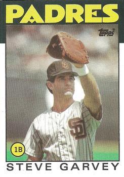 #660 Steve Garvey - San Diego Padres - 1986 Topps Baseball
