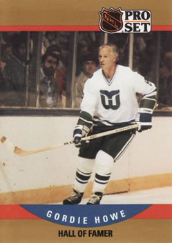#660 Gordie Howe - Hartford Whalers - 1990-91 Pro Set Hockey