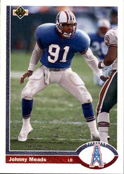 #660 Johnny Meads - Houston Oilers - 1991 Upper Deck Football