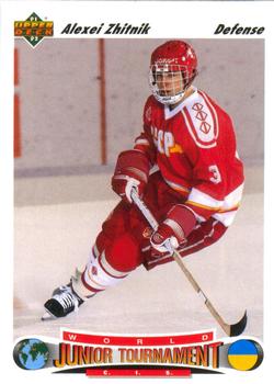 #660 Alexei Zhitnik - CIS - 1991-92 Upper Deck Hockey