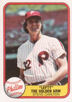 #660a Steve Carlton - Philadelphia Phillies - 1981 Fleer Baseball