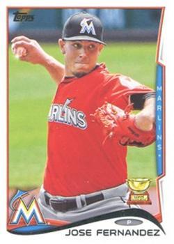 #660c Jose Fernandez - Miami Marlins - 2014 Topps Baseball