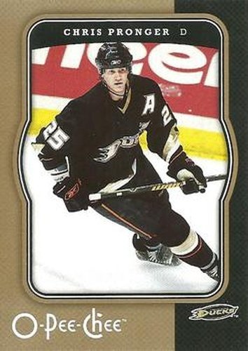 #14 Chris Pronger - Anaheim Ducks - 2007-08 O-Pee-Chee Hockey