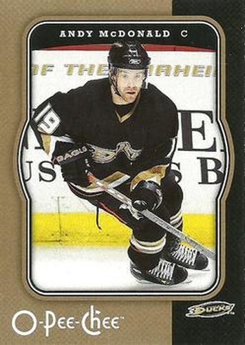 #2 Andy McDonald - Anaheim Ducks - 2007-08 O-Pee-Chee Hockey