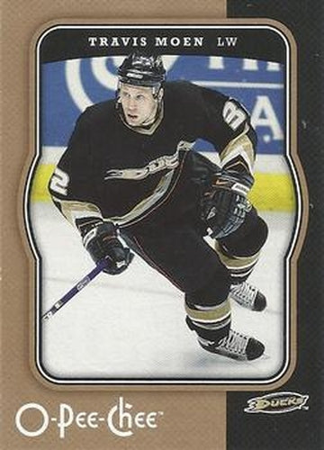 #4 Travis Moen - Anaheim Ducks - 2007-08 O-Pee-Chee Hockey