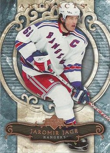 #19 Jaromir Jagr - New York Rangers - 2007-08 Upper Deck Artifacts Hockey