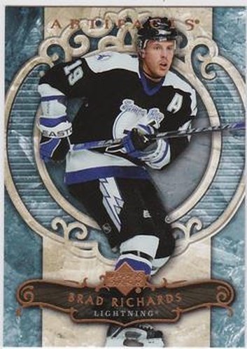 #23 Brad Richards - Tampa Bay Lightning - 2007-08 Upper Deck Artifacts Hockey