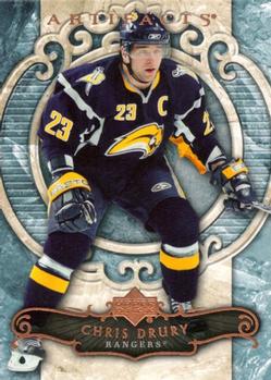 #3 Chris Drury - New York Rangers - 2007-08 Upper Deck Artifacts Hockey