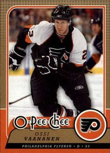 #661 Ossi Vaananen - Philadelphia Flyers - 2008-09 O-Pee-Chee Hockey