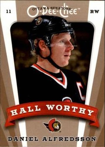 #661 Daniel Alfredsson - Ottawa Senators - 2006-07 O-Pee-Chee Hockey