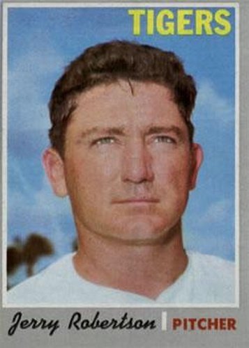 #661 Jerry Robertson - Detroit Tigers - 1970 Topps Baseball