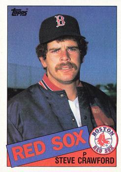 #661 Steve Crawford - Boston Red Sox - 1985 Topps Baseball