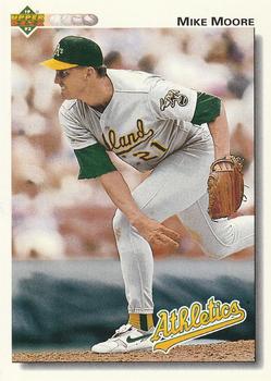 #661 Mike Moore - Oakland Athletics - 1992 Upper Deck Baseball