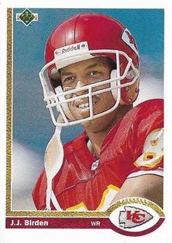 #661 J.J. Birden - Kansas City Chiefs - 1991 Upper Deck Football