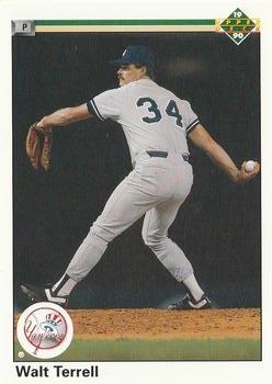 #661 Walt Terrell - New York Yankees - 1990 Upper Deck Baseball