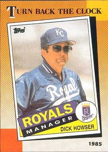 #661 Dick Howser - Kansas City Royals - 1990 O-Pee-Chee Baseball