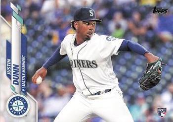 #661 Justin Dunn - Seattle Mariners - 2020 Topps Baseball