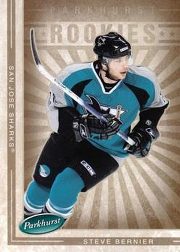 #662 Steve Bernier - San Jose Sharks - 2005-06 Parkhurst Hockey