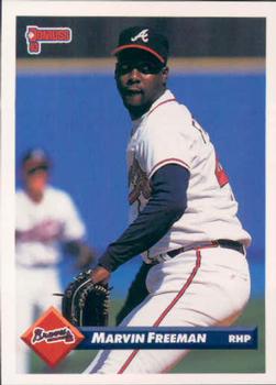 #662 Marvin Freeman - Atlanta Braves - 1993 Donruss Baseball