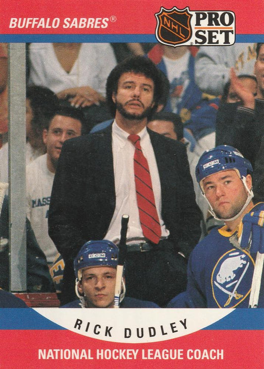 #662 Rick Dudley - Buffalo Sabres - 1990-91 Pro Set Hockey
