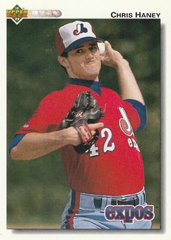 #662 Chris Haney - Montreal Expos - 1992 Upper Deck Baseball