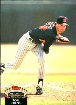 #662 Tom Edens - Minnesota Twins - 1992 Stadium Club Baseball