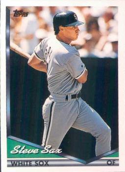 #662 Steve Sax - Chicago White Sox - 1994 Topps Baseball
