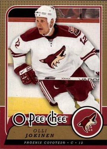 #662 Olli Jokinen - Phoenix Coyotes - 2008-09 O-Pee-Chee Hockey
